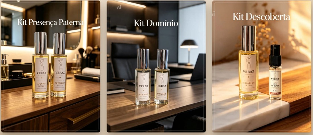 Kits VERAZ Essências para o Dia dos Pais
